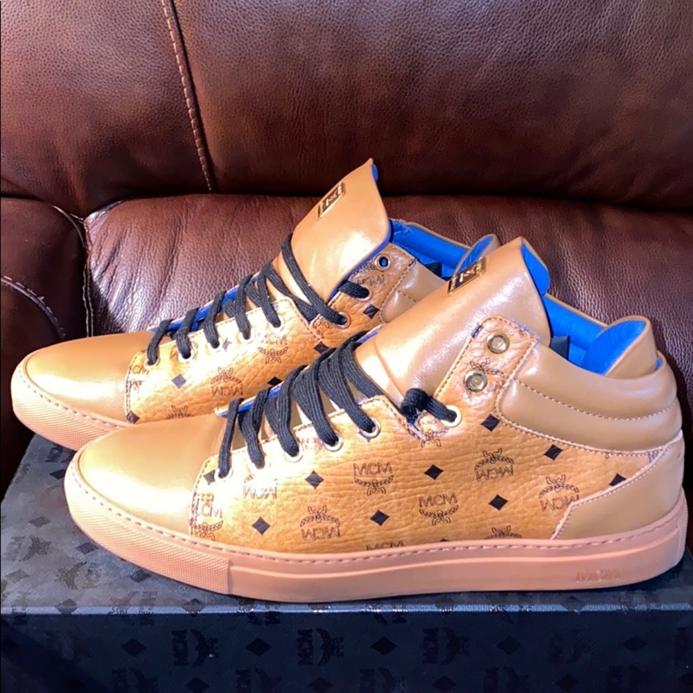 MCM Mens , Tan Sneaker